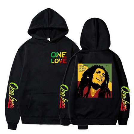 Rapper Bob Marley Hoodie Mænd Mode Kappa Dreng Sweatshirt Kid Hip Hop Dame Svedtrøjer Legende Reggae One Love Hoody Gothic Herretøj