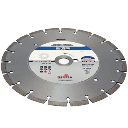 Flexxtra 100325 Diamantskæreskive 300 mm, Maskintilbehør & forbrugsvarer