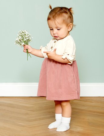 GoBabyGo Non-Slip Socks - Bamboo - Cream - 27/30