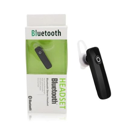 Svart Trådlöst Bluetooth Smart Mini Handsfree Headset Bilkörning—pa