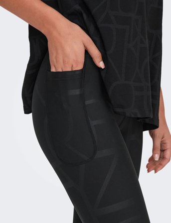 Only Play Onpfont-2 Logo Hw Pck Tights Noos - Black - XS