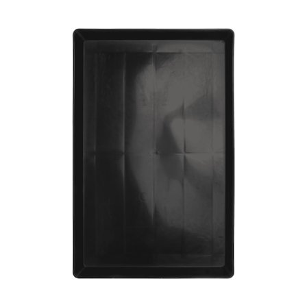 Kassebrett for standard hundebur, avføringsrengjøringsbrett, slitesterk plastbase for enkel avfallshåndtering, lekkasjesikker erstatning, robust og