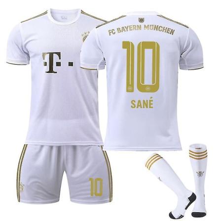 2022-2023 Ny säsong FC Bayern München Fotbollsdräkter Fotbollsuniformer T-shirts tröja 22 23 SANE 10 adults M(170-175CM)