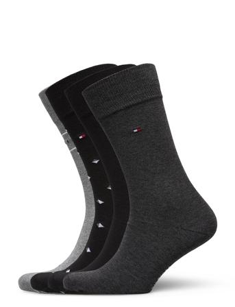 Th Men Sock 4P Tin Giftbox Black Tommy Hilfiger