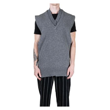 Maison Margiela Ribbed Tabard Grå, Herre Slipover