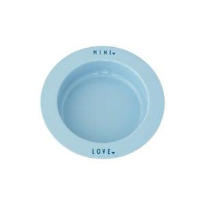 Design Letters Blue Mini Deep ECOZEN Favorite Plate One Size - Tableware - One size - Blue