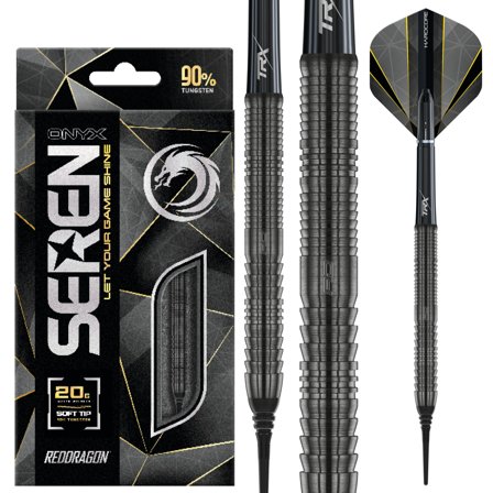 Red Dragon Darts Seren 1 Onyx Soft Tip Darts 18g