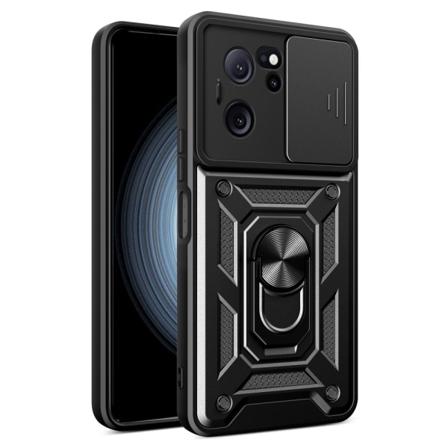 Xiaomi 13T Pro -hybridikuori rengas + kamerasuojus, musta