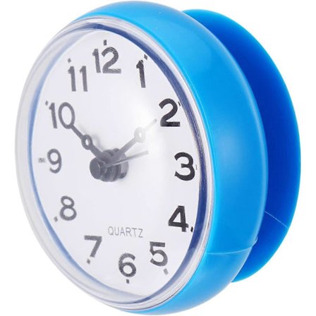 5 stk Sugekopp Klokke Kontorinnredning Klokker Liten Digital Klokke Mini Dusjklokke Veggklokke Dekor Alarm