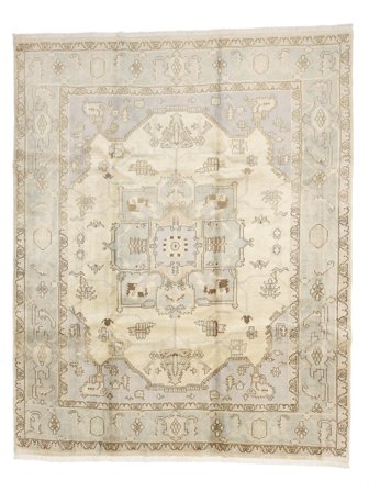 Annodato A Mano Heriz Tappeto 250X300 Di Lana Beige/Arancione Largo