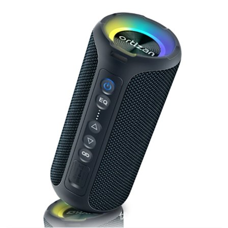 Ortizan X8Pro Bluetooth-högtalare, 40W Hög Bärbar Trådlös Högtalare IPX7 Vattentät Duschhögtalare med Bluetooth 5.3 Djup Bas 2025