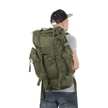 Rucksack Brandit Nylon 65L Olivgrün