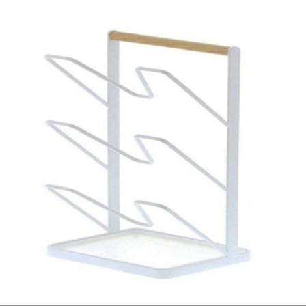 Pottelids Holder Opbevaringsarrangør Metal Væghængt Dørmontering