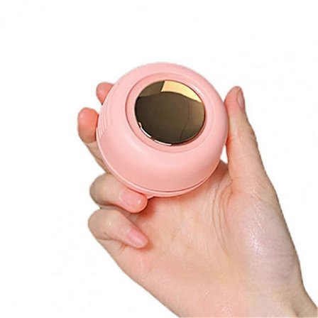 Bærbar Mini Taljeventilator med Klips, 3 Hastigheder, Kropsventilator, USB Genopladelig til Udendørs Arbejde, Camping (FMY)