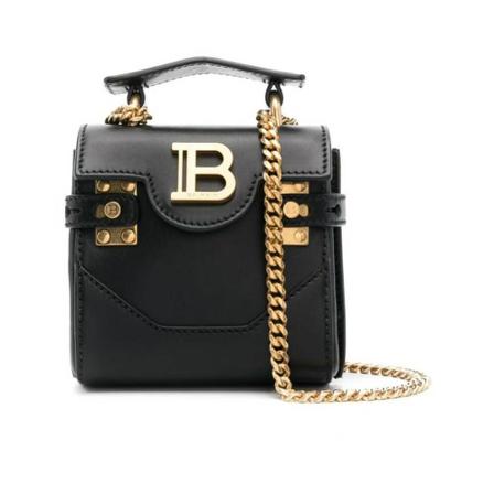 Balmain, Cross Body Bags Zwart, Dames, Maat:ONE Size