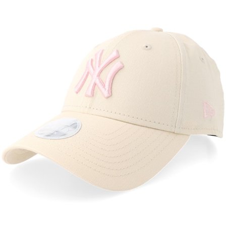 New Era - MLB Beige adjustable Casquette - New York Yankees Womens League Essential 9FORTY Light Terracotta/Pink Adjustable @ Hatstore
