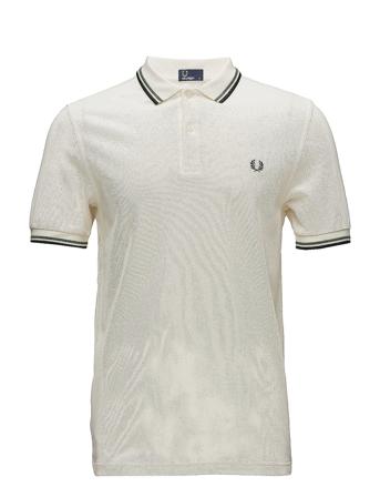 Twin Tipped Fp Shirt Polos Short-sleeved Creme Fred Perry