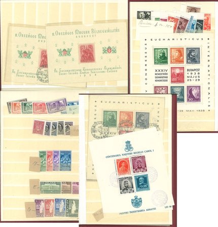 Europa - Postfrisk, ubrugt og stemplet samling 1937-1940