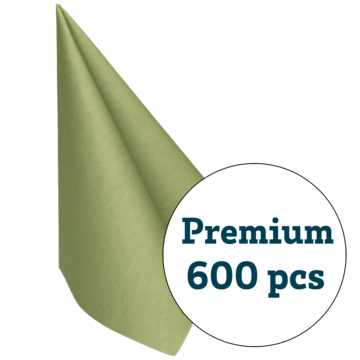 SERVIETT PREMIUM OLIV 40X40