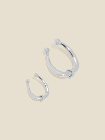 Holzweiler Bessie Silver Earrings - Silver - Unisex - One size