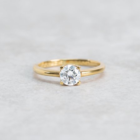 Källört, 18K Gelbgold : Diamanten - Laborgezüchtet, Karat - 0.30 kt