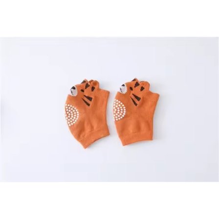 Gul Kylling-Baby Knebeskytter 0-3 År, Sikkerhetspute for Krypende Spedbarn, Bomulls- og Spandex Kne- og Albuebeskyttere for Nyfødte og Spedbarn