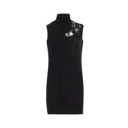 Ermanno Scervino Women Clothing Kjole Black Aw22 Sort, Dame