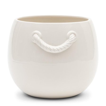 Riviera Maison Yorkville Blomsterkrukke Hvit Ø25xH25