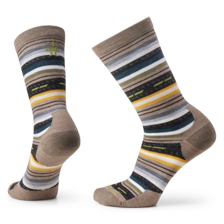 Smartwool Everyday Margarita Crew Socks Fossil