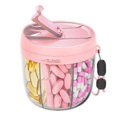 7-dagars 7-facks pillerorganisatör – Stor kapacitet, livsmedelsgodkänd plast, vattentät, praktisk för daglig förvaring av piller/tabletter