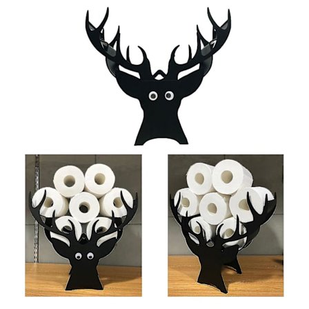 Uutuus WC-paperiteline, paperisäilytys, söpö eläin, hirvi, kylpyhuonetarvikkeet, koristeellinen kodin sisustus, sisätilojen kylpyhuoneen WC-