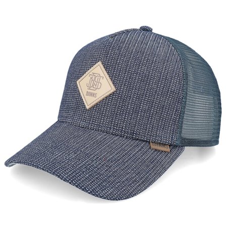 Djinns - Grün Trucker Cap - Hft Cap Denim Wishy Indigo A-Frame trucker @ Hatstore