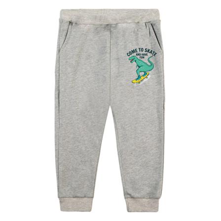 Pojkar Raka Ben Tecknad Träningsbyxor Dinosaur Print Baggy Pants