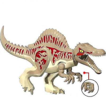 1 stk. Jurassic Stor Størrelse Dinosaur Byggeklodser T-rex Quetzalcoatlus Baryonyx Actionfigurer Børnelegetøj Gaver