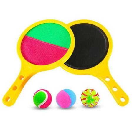 Kasta och fånga barnens sugkoppsmålsboll utomhussporter, spelracketset spel sportleksak barn presenter för utomhus sommarstrand