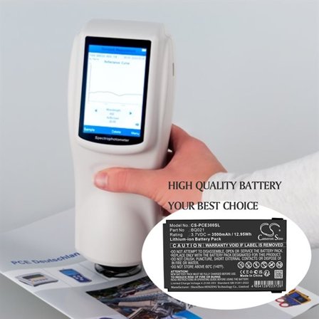 Batteri till Utrustning, undersökning, test för PCE Instruments m.fl.