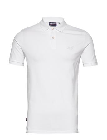 Classic Micro Lite S/S Pique Polo White Superdry