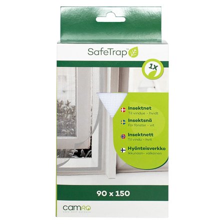 SafeTrap Insektnet til Vindue 90x150, Tøj & Bolig, Skadedyrsbekæmpelse, Øvrig