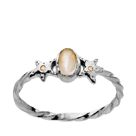 Maanesten Ula Ring Ringar Dam Silver 55