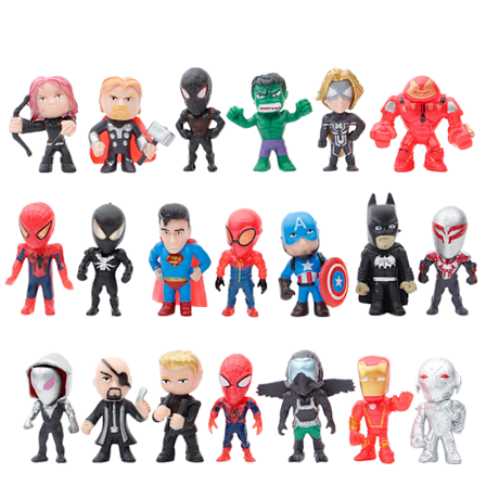 Marvel Spidey & Friends Action Figur Legetøjssæt - 20 Dele til Børn fra 3 År+