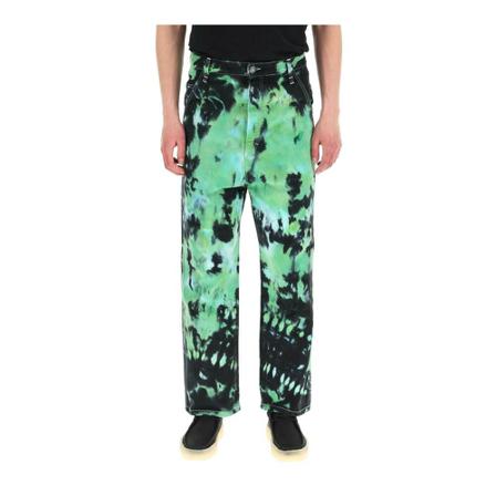 Ami Paris, Tie-dye jeans Czarny, Mężczyzna, Rozmiar: W29