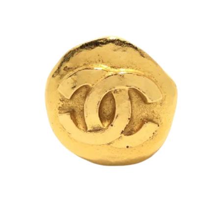 Chanel Vintage Pre-owned Metal earrings , Geel , Dames , Maat: ONE Size
