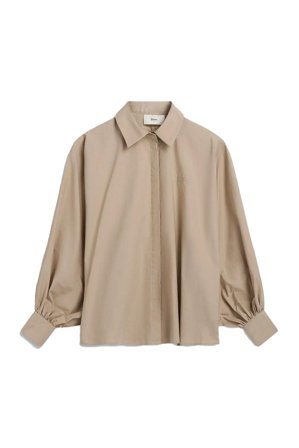 Muse Poplin Shirt Sand Stone M