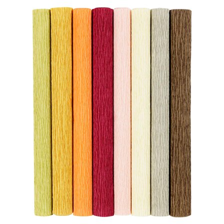 Crepe Paper Muted colours 8 sheets