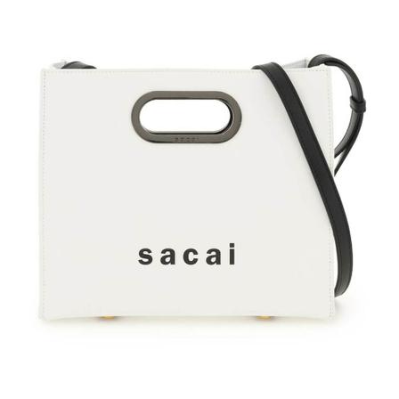 Sacai, Handbags Wit, Dames, Maat:ONE Size