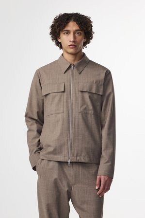 NN.07 Alban 1088 Hybrid Herre Khaki Certified Wool