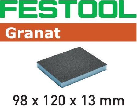 Festool GR Slipsvamp 98x120x13mm, 6-pack 60, Maskintillbehör & förbrukning