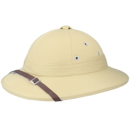 Jaxon & James - Beige traveler Cappello - French Pith Helmet Safari Hat @ Hatstore