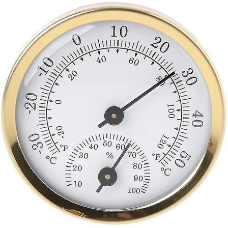 Indendørs Analog Termometer Luftfugtighed Temperaturvisning 58mm Husholdning