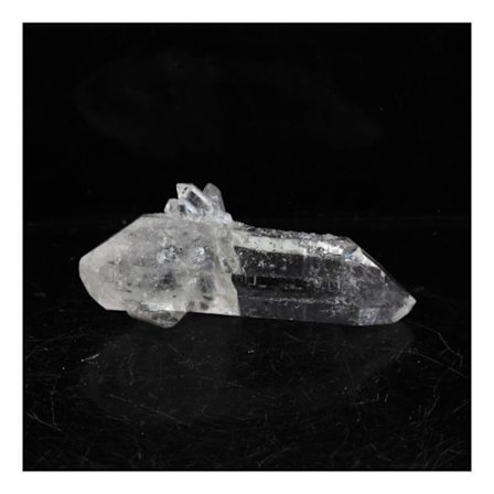 Stenar och mineraler. Dubbelterminerad kvarts. 13,0 ct. Puits Brides, La Gardette-gruvan, Bourg d’Oisans, Frankrike.